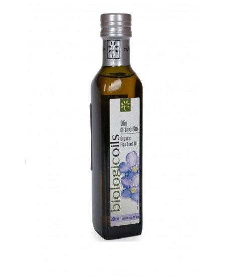Льняное масло BiologicOils экологически чистое ORGANIC (Bio) нерафинированное 250 мл Италия